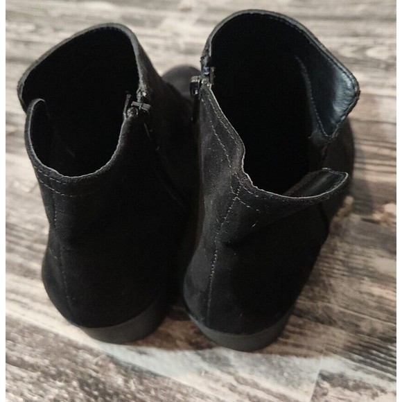 LANE BRYANT Plus Size Wide Width Faux Suede Ankle Booties Shoes Womens Size 8 W - Picture 6 of 9